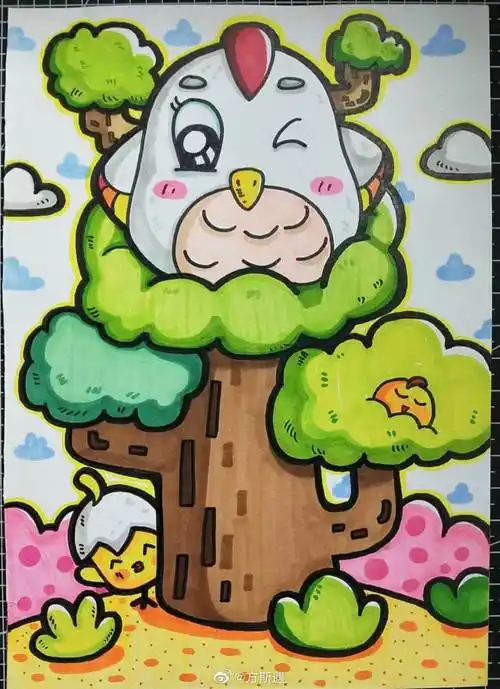 儿童画作品儿童画作品图片一等奖