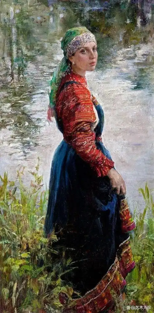 当代美女艺术家安娜·热尔曼诺娃人物油画作品欣赏