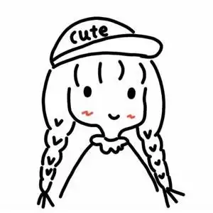 简笔画手绘q版可爱女生头像