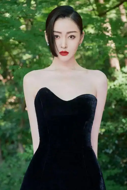 张天爱亮相东京电影节 法式长裙初恋感十足