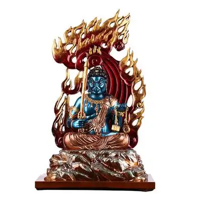 铜雕不动明王佛像居家供奉密宗佛像属鸡守护神菩萨不动尊者摆件