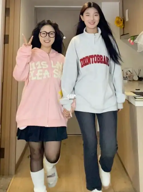 苹果155梨形170闺蜜穿搭