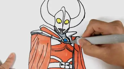 奥特之父简笔画第二弹,教你画奥特曼-母婴亲子视频-搜狐视频