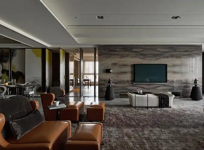 现代装修案例_北京和悦春风三居室110平米装修效果图