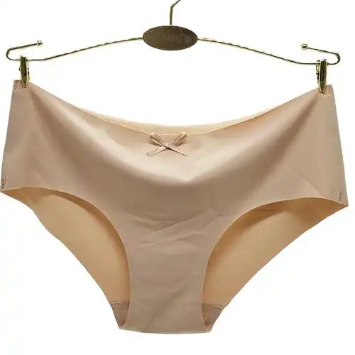 女士内裤_外贸现货冰丝女士内裤一片式女式三角裤速卖通亚马逊货源 -