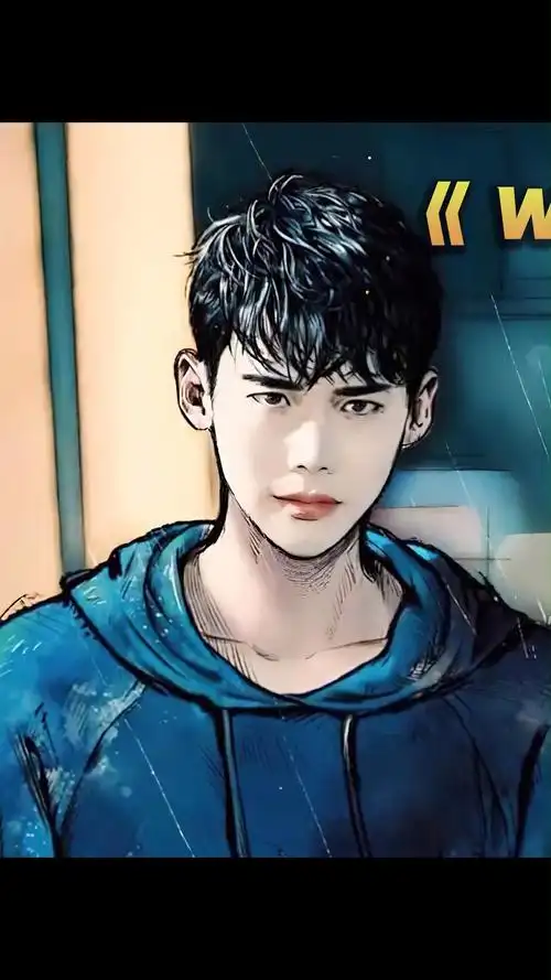 美女被一只手拽进漫画里#w两个世界 #韩剧 #李钟硕