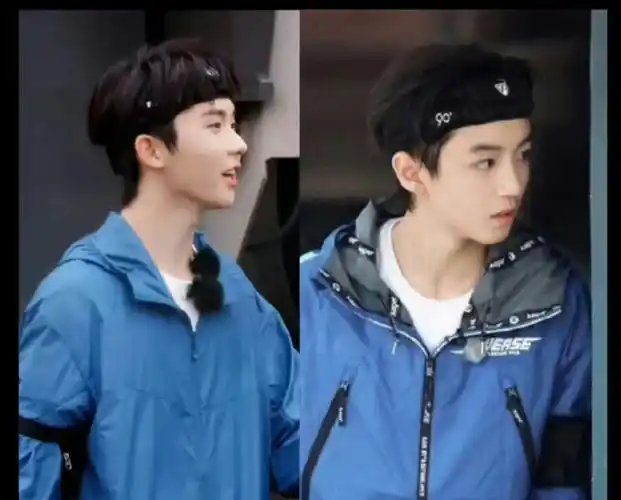 王俊凯马嘉祺撞造型##王俊凯马嘉祺全员加速中撞造型