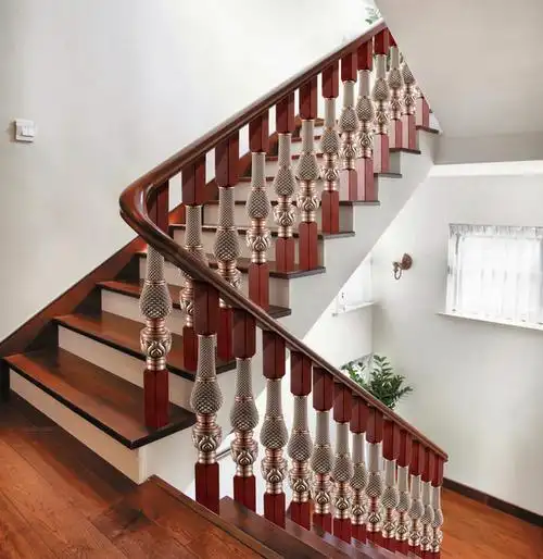 新款高端楼梯扶手铝镁单支楼梯立柱,新工艺表面处理.别墅新选择