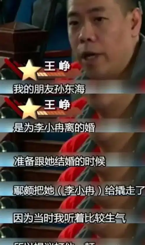 李小冉并不是插足他们感情的第三者,但没有想到已经分手的孙东海竟然