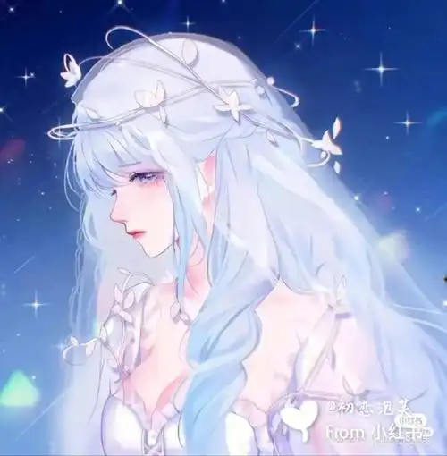 仙气蓝色系头像