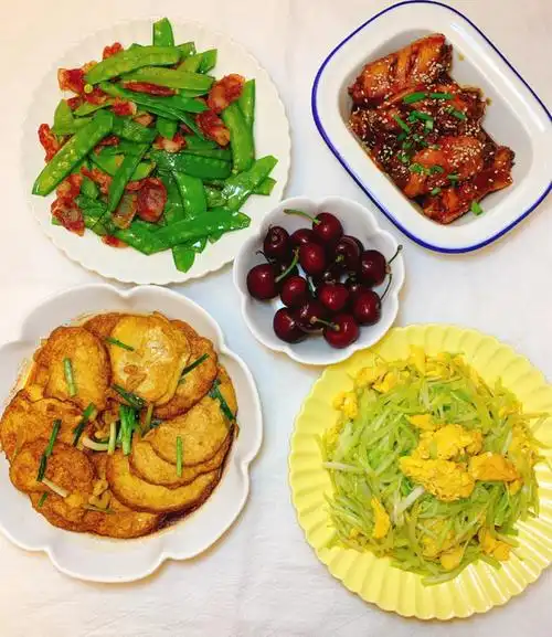 晒晒我家一周的晚餐,每天4个菜