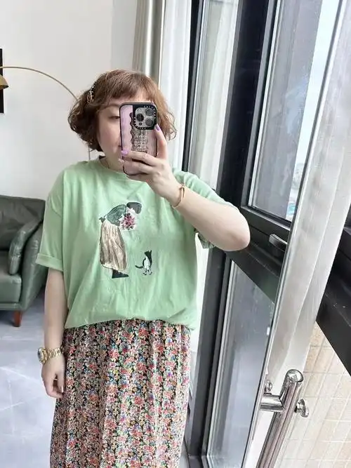 155/150斤 夏日穿搭.#同城实体店 #大码女装 #爆款 - 抖音