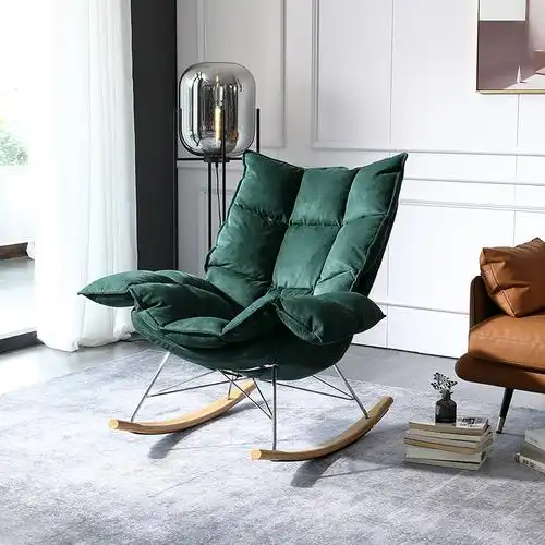 北欧摇椅懒人椅家用休闲躺椅客厅单人沙发椅卧室阳台摇摇椅经济型