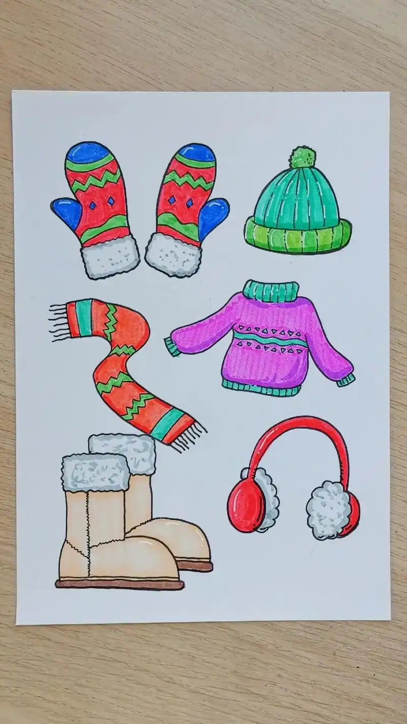 2021冬天的温暖手绘物件