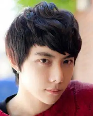 男生定位烫发型图片