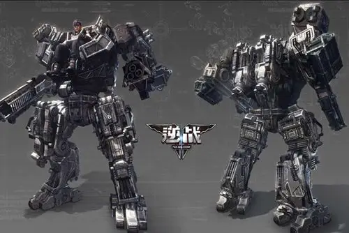 《逆战》机甲设计原画