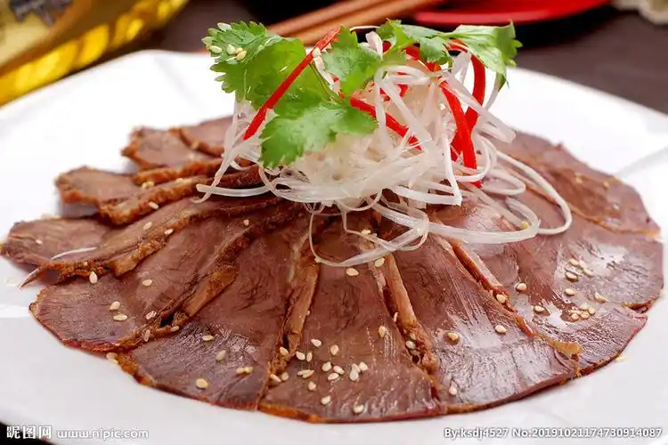 凉拌牛肉图片