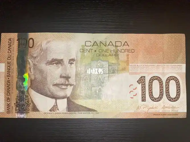 今天看到一张这样的100元#加币