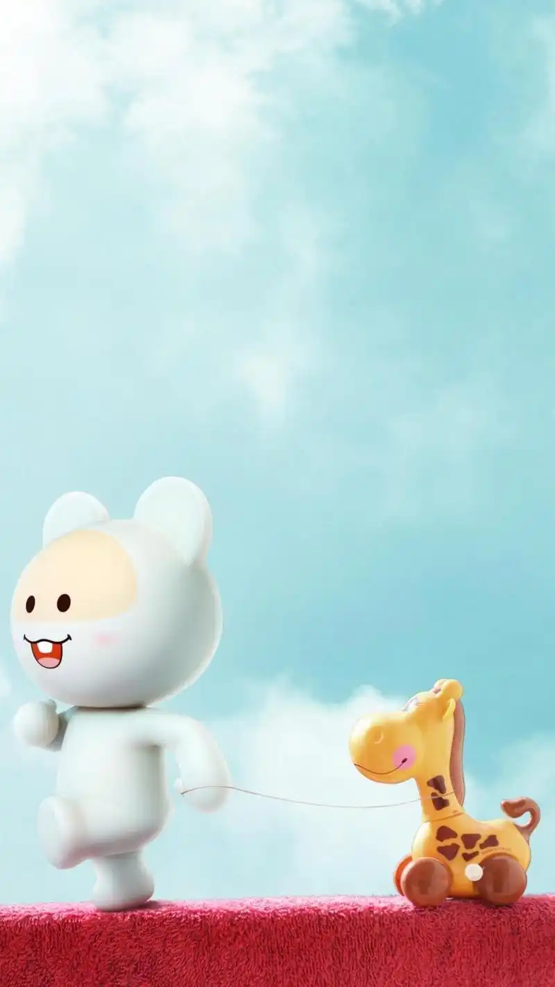 奔跑的可爱笨笨鼠,高清图片,手机壁纸