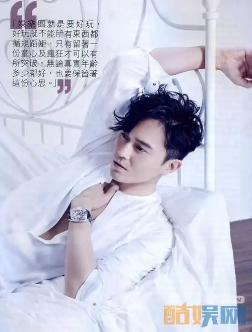 张智霖杂志图文照