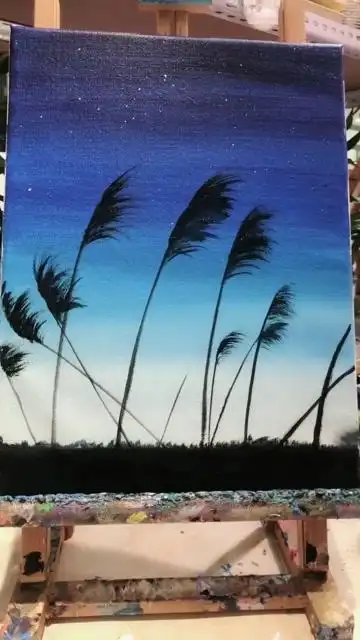 简单入门级的颜料画教程