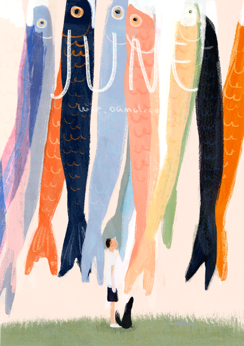 六一儿童节卤猫动态手机锁屏壁纸