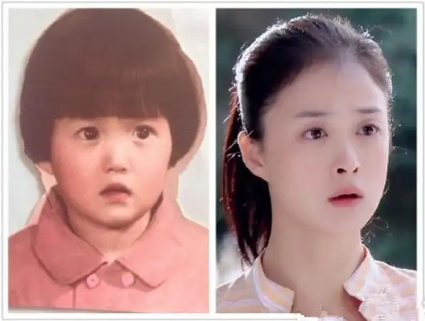 蒋欣晒童年照 网友评:从小美到大