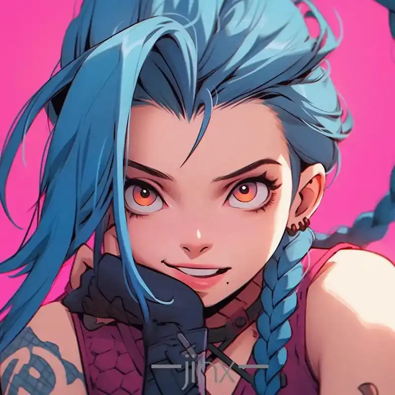 英雄联盟主题头像.金克斯的含义,就是金克斯#英雄联盟手游 # - 抖音