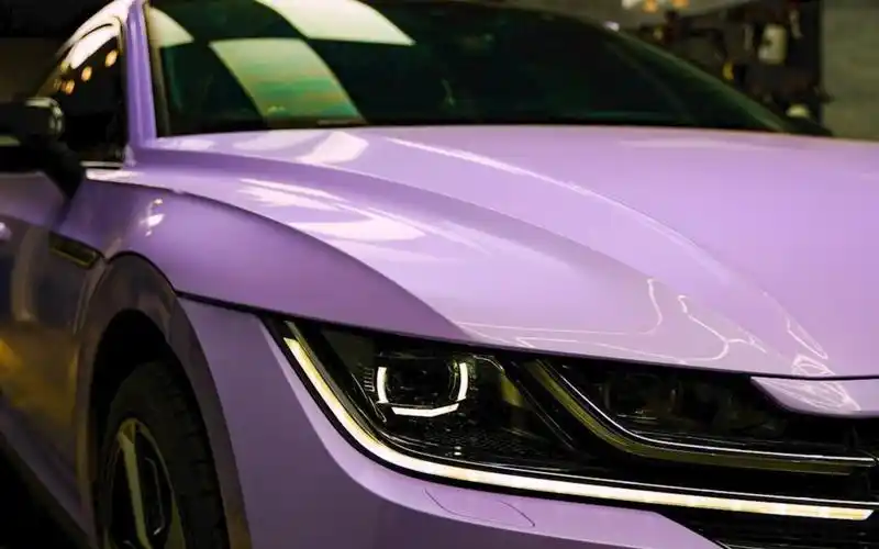 大众cc这种淡淡的紫色太适合这个季节了