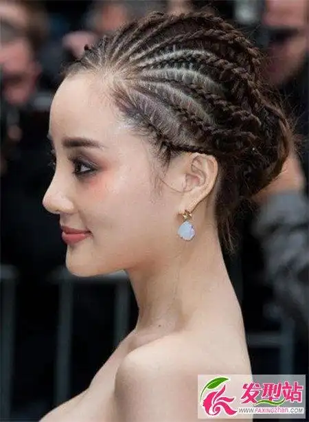 "脏辫"编发设计 最新爆款侧编发_发型站_最新流行发型设计发型图片与
