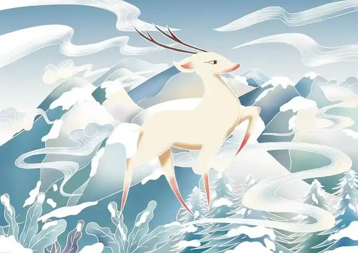 长白山插画|插画|商业插画|肉墩墩的小可爱 - 原创作品 - 站酷 (zcool