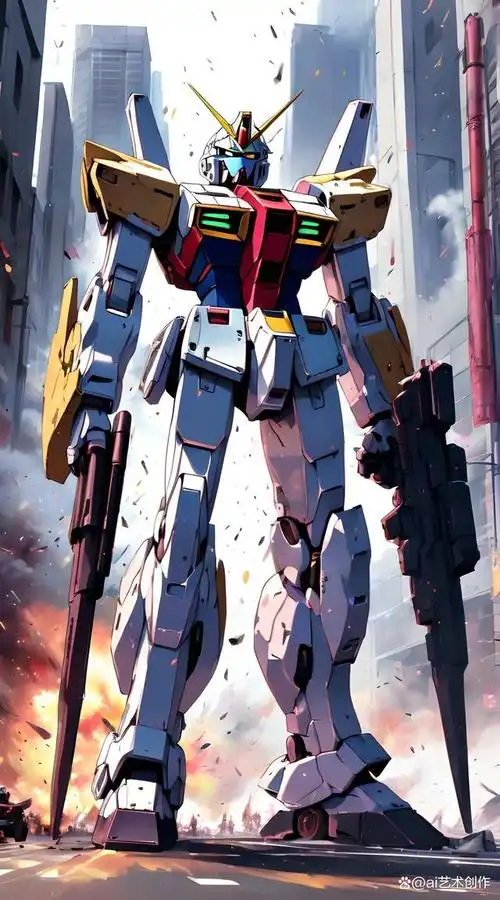 独角兽高达怎么画(ai绘画教程)ai艺术创作