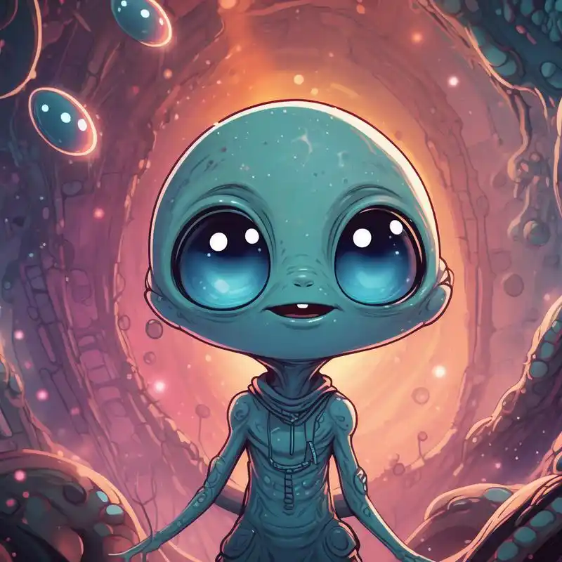 99外星人头像大赏04 探索未知宇宙,揭开外星神秘面纱!