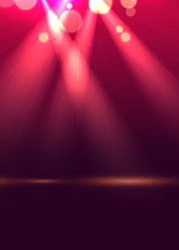 舞台表演红色海报背景材料