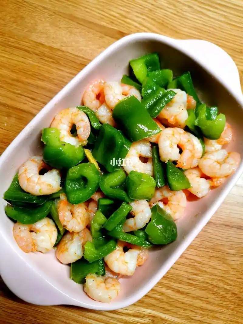 快手菜——青椒炒虾仁