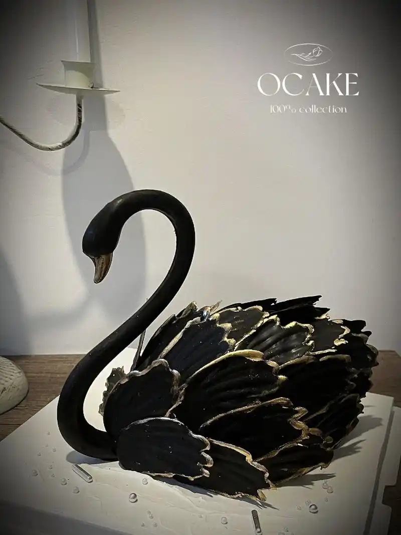 深圳高级氛围感黑天鹅蛋糕一生只爱一人🫶🏻 高级氛围感黑天鹅蛋