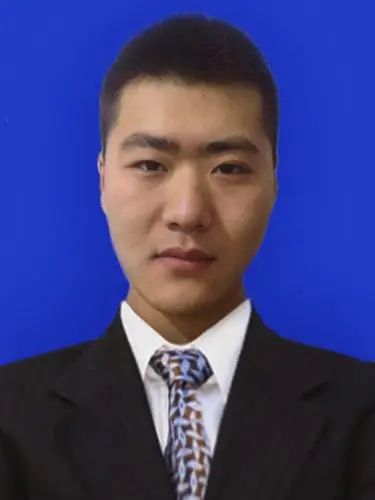 ps证件照 求助高手ps一张一寸蓝底黑西服白衬衣带领带的证件照.