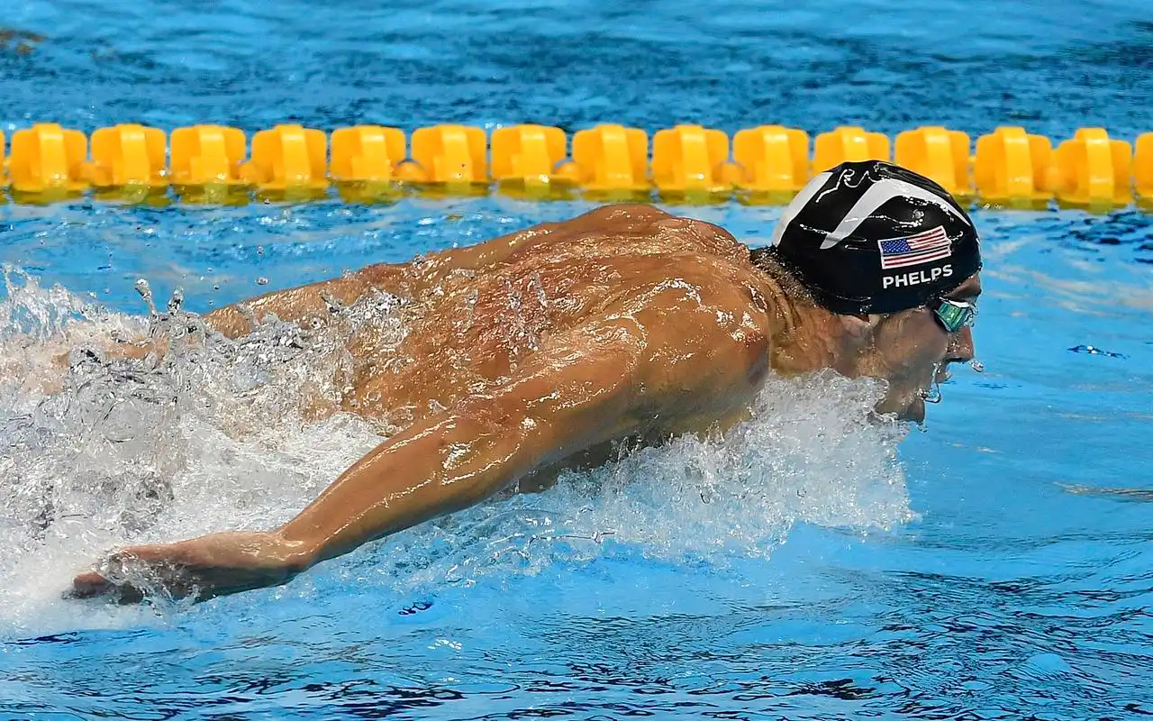 2016里约奥运菲尔普斯图片桌面壁纸