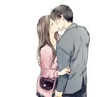 甜蜜接吻情侣头像