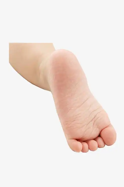 可爱迷你风格婴儿小脚丫特写矢量图案