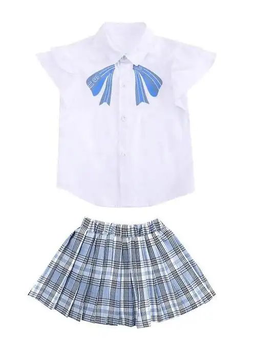 套装小学生校服定制,夏季校服定做-东莞市石龙汇发制衣厂
