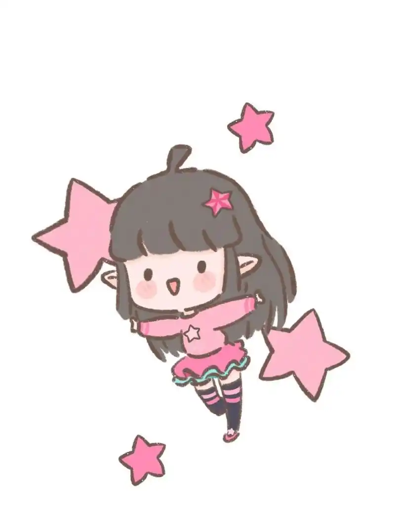 简笔画教程|凹凸世界凯莉q版93详细步骤 右滑有完整图哦 还有没有