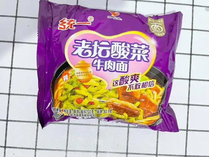 统一老坛酸菜牛肉面