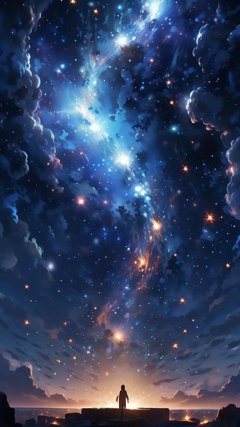 78绝美星空壁纸,梦幻般的美感90 想将浩瀚星空装进手机吗?