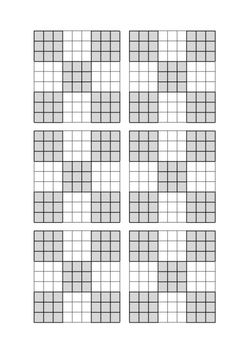 空白数独格子(word版).doc 2页