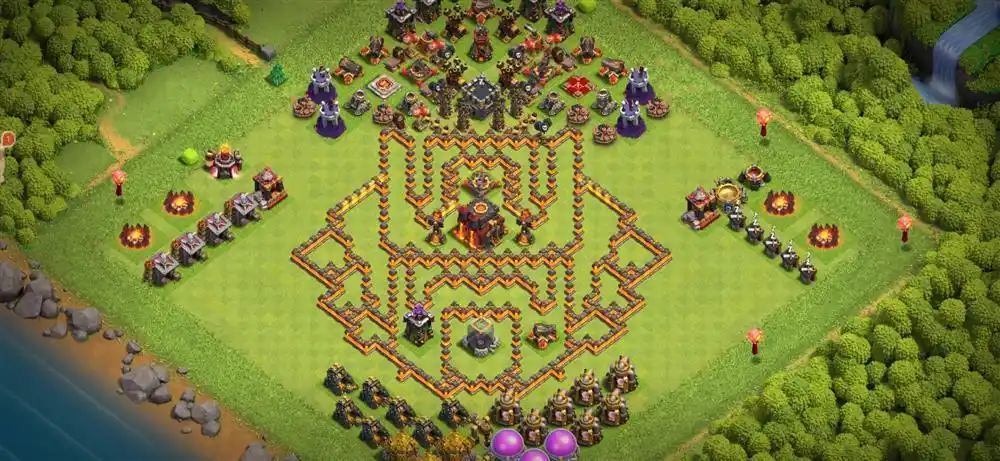 部落冲突阵型分享,10本十本泰坦杯阵分享链接,10本十本泰坦杯阵阵型