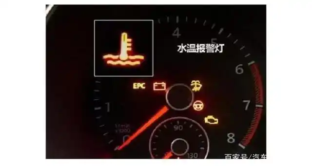 汽车水箱缺水标志