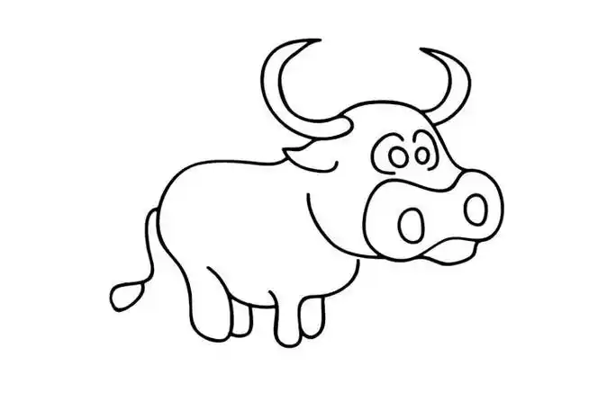 斯特拉大海牛简笔画