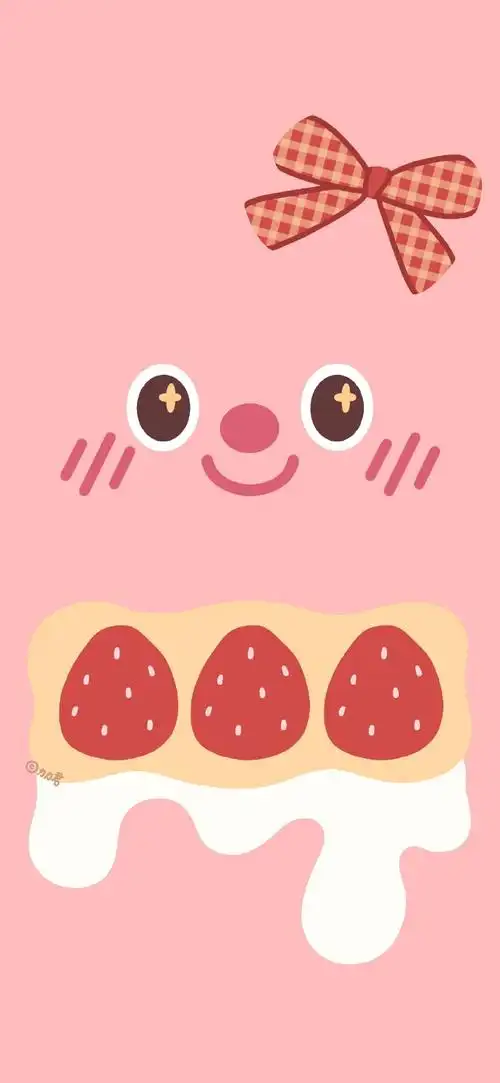 可爱壁纸##粉色壁纸##格子壁纸##少女心