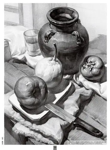 素描静物 零基础入门到精通 儿童成人美术临摹素描基础教材书 局部